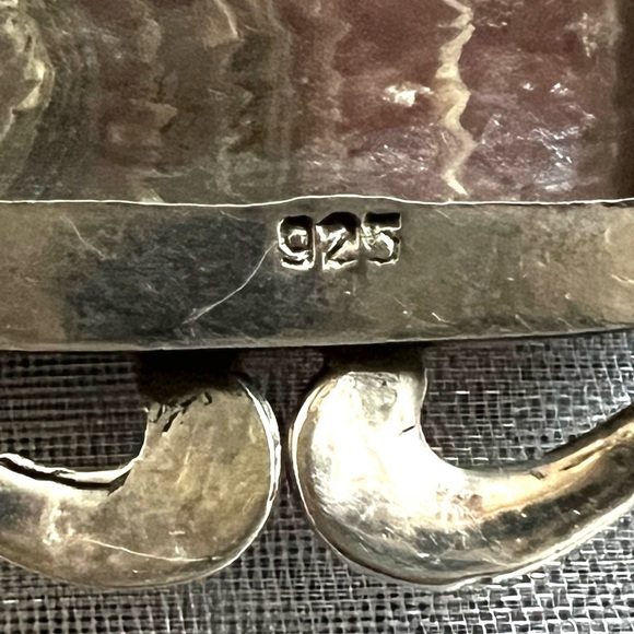 Sterling Silver Rhodochrosite Pendant - Picture 4 of 6